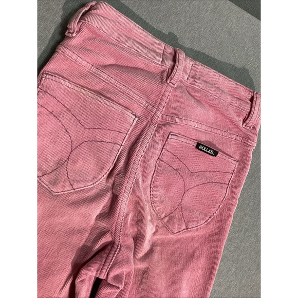ROLLA'S Eastcoast Flare High Rise Corduroy Size 24 24x30 Pink !!Very Soft!! - Picture 8 of 9
